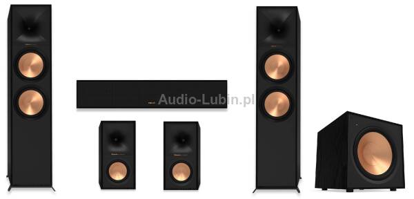 Klipsch R-800F / R-30C / R-50M / R-121SW zestaw kolumn do kina domowego z subwooferem