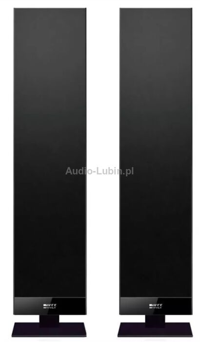 Kef T301 black kolumny płaskie na ścianę para