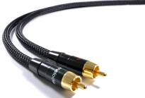 Melodika MD2RD07 Black Edition RCA 0,75m kabel stereo