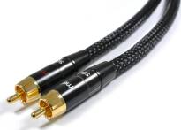 Melodika MD2RD07 Black Edition RCA 0,75m kabel stereo