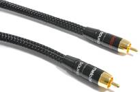 Melodika MD2RD07 Black Edition RCA 0,75m kabel stereo