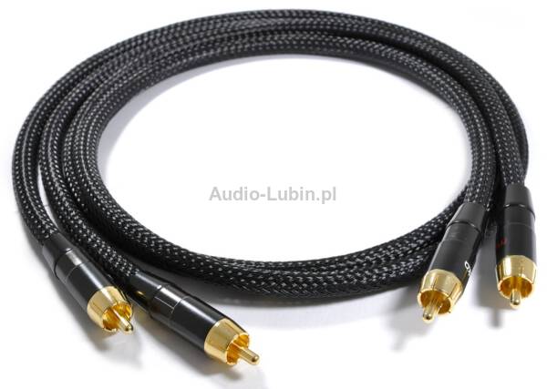 Melodika MD2RD07 Black Edition RCA 0,75m kabel stereo