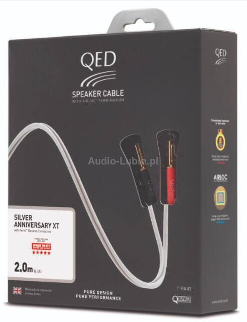 Qed Silver Anniversary XT QE1430 2x2m  kabel głośnikowy z wtykami