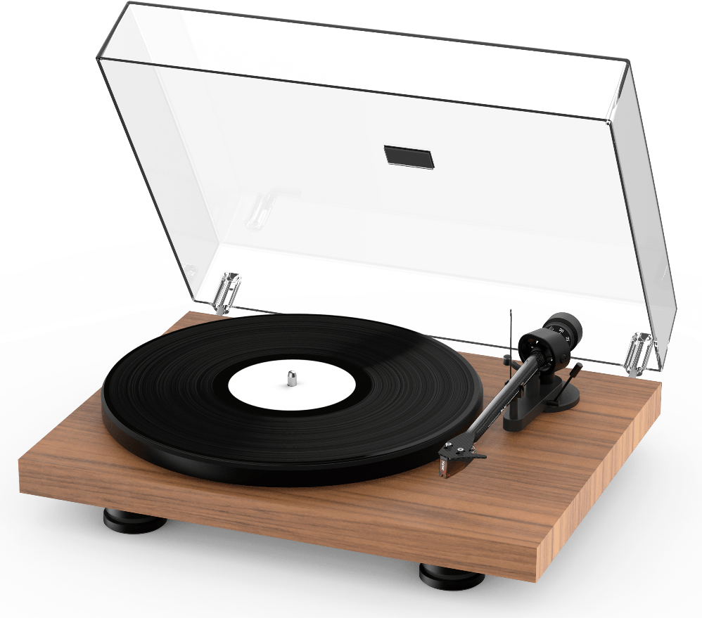 Pro-Ject Debut Carbon Evo walnut front