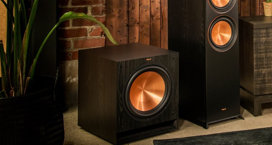 Klipsch SPL-120 CE subwoofer front ebony black 