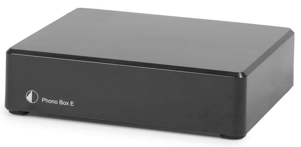 Pro-Ject Phono Box E przedwzmacniacz gramofonowy black front