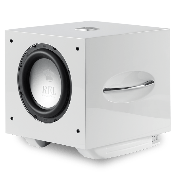 Rel S/510 S510 subwoofer white front