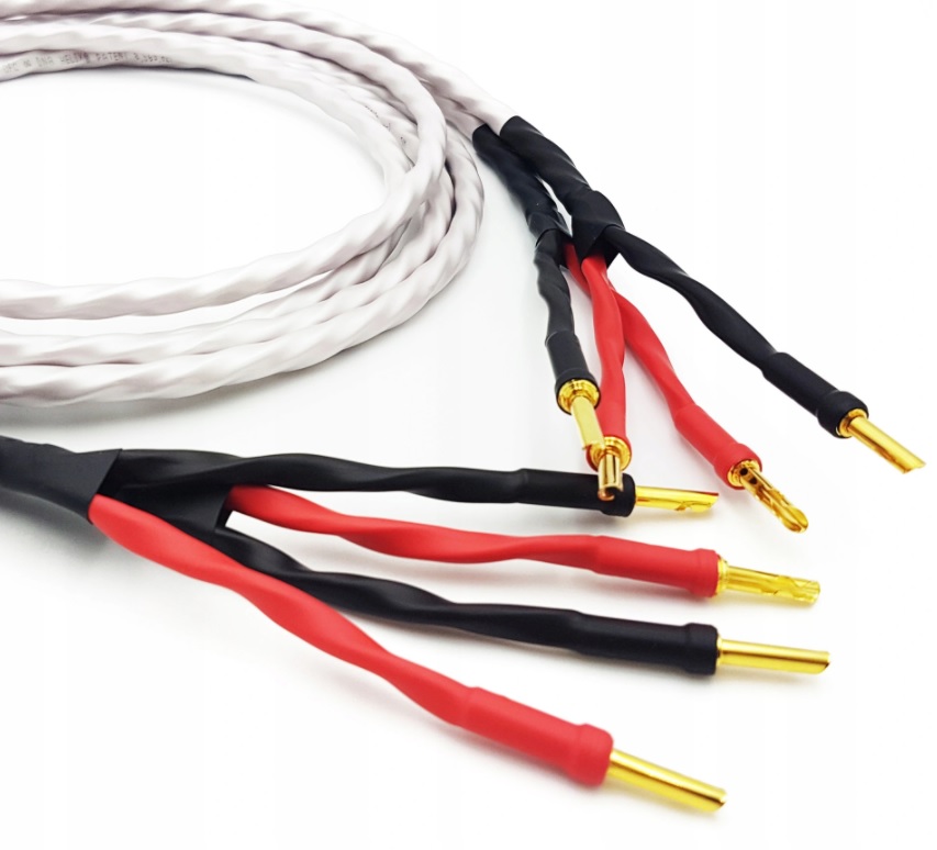 Wireworld Luna 8 Bi-Wire (lUB) kabel głośnikowy z wtykami bananowymi