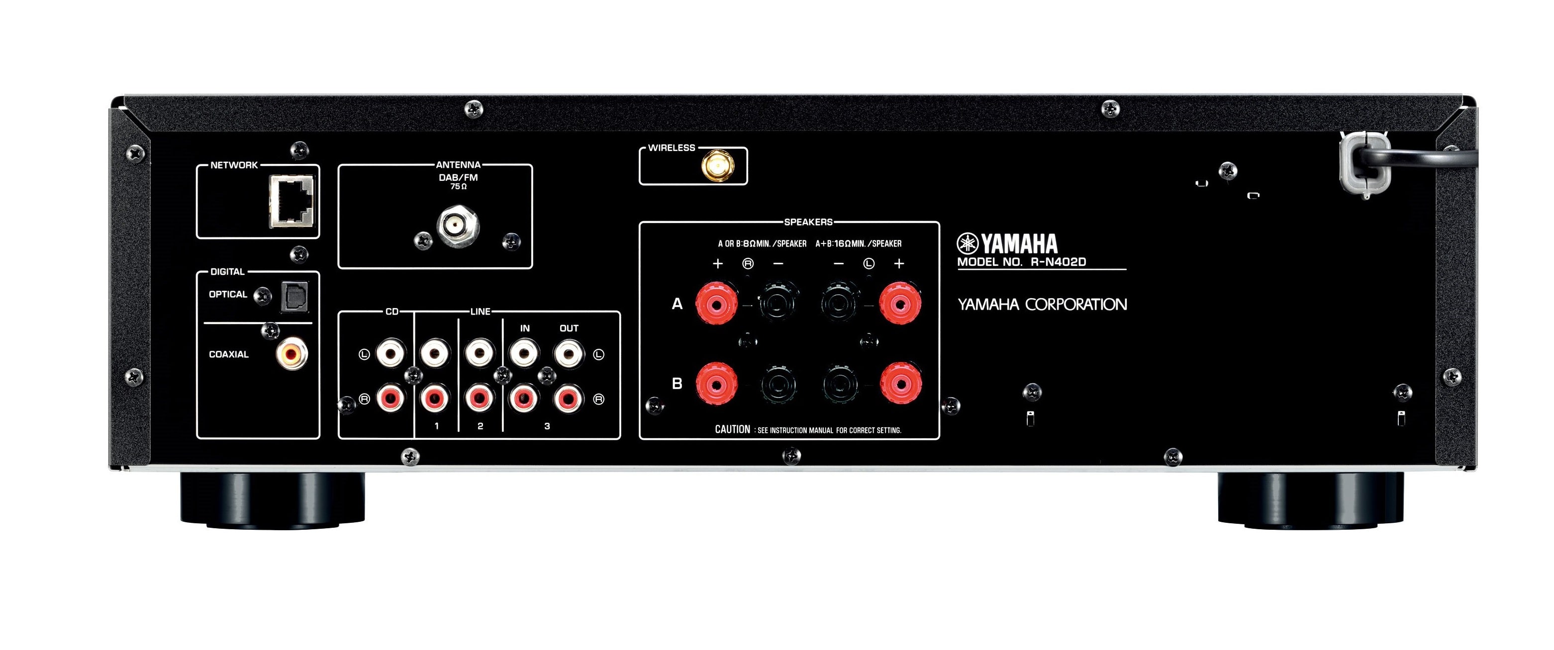 Yamaha R-N402D black back