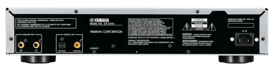 Yamaha CD-S300 odtwarzacz CD back